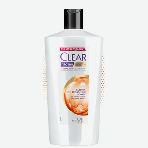 Шампунь Clear женский защита от выпадения волос, 610мл Россия