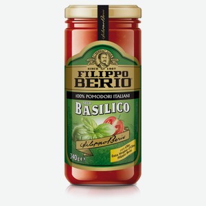 Соус томатный Filippo Berio с базиликом, 340 г