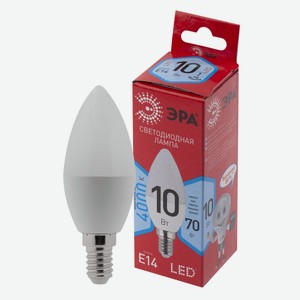 Лампочка светодиодная ЭРА RED LINE LED B35-10W-840-E14 R Е14 / E14 10 Вт свеча нейтральный белый све