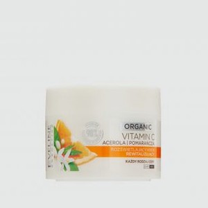 Ревиталирующий крем для лица EVELINE Organic Vitamic C 50 мл