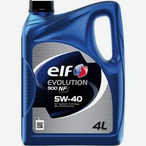 Моторное масло ELF Evolution 900 NF, 5W-40, 4л, синтетическое [213909]