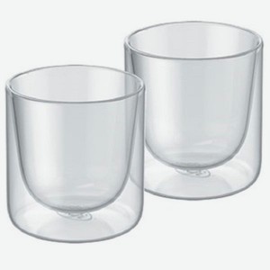 Набор стаканов из двойного стекла ALFI 80мл, 2шт (481192)