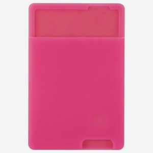 Кардхолдер для смартфона Barn&Hollis силикон крепление 3М розовый (УТ000031283)