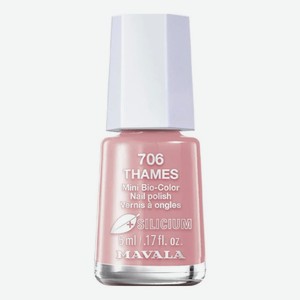 Лак для ногтей с кремнием Silicium Nail Color 5мл: 706 Thames