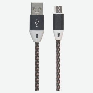 USB кабель  LP  Type-C оплетка и металлические разъемы 1 м.