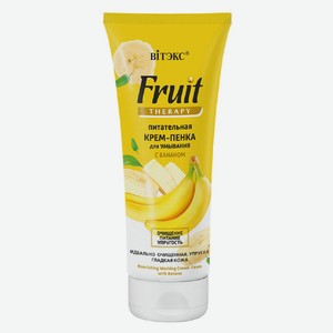 Крем-пенка для умывания «Витэкс» Vitex Fruit Therapy питательная с бананом, 200 мл