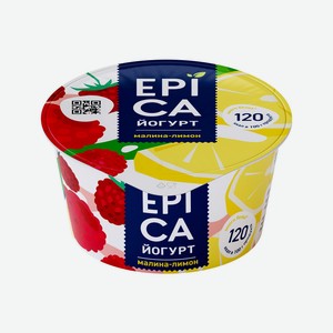 БЗМЖ Йогурт Epica малина/лимон 4,8% 130г