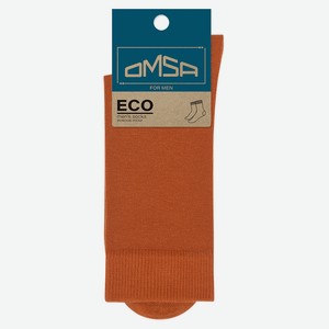 Носки мужские Omsa Eco 401 Colors Terracotta, размер 45-47