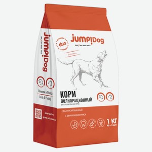 Корм для собак JUMP Duo птица индейка, 1 кг