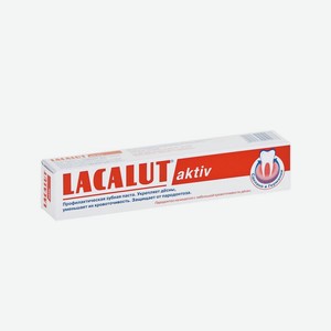 Зубная паста Lacalut Aktiv, 75мл