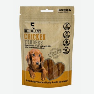 Rosewood Treats ROSEWOOD Лакомство для собак  Нарезка из курицы , полоски, 80гр (Великобритания)
