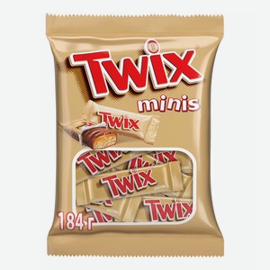 Батончик Twix Minis шоколадный 184 г