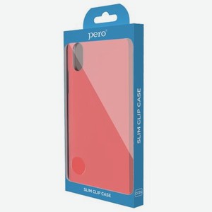 Чехол клип-кейс PERO софт-тач для Samsung M31S розовый