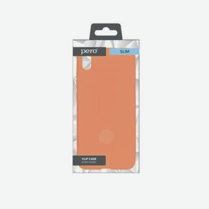 Чехол клип-кейс PERO LIQUID SILICONE для Apple iPhone 11 Pro коралловый