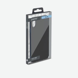 Чехол клип-кейс PERO LIQUID SILICONE для Apple iPhone 11 Pro Max черный