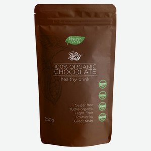 Шоколад горячий Natures Food органический живой, 250 г