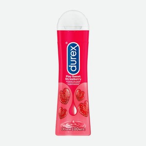 Гель-смазка интимная `DUREX` PLAY Sweet Strawberry (с ароматом сладкой клубники) 100 мл