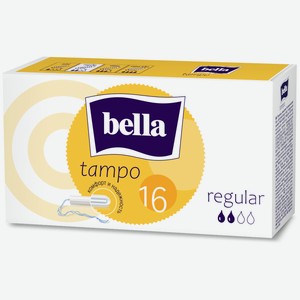 Тампоны Bella Tampo Regular гигиенические без аппликатора, 16 шт.