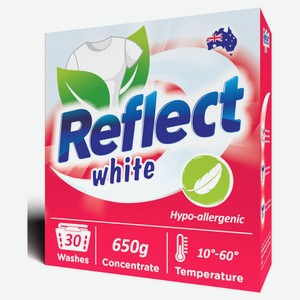 Стиральный порошок Reflect White для белого белья концентрат, 650 г