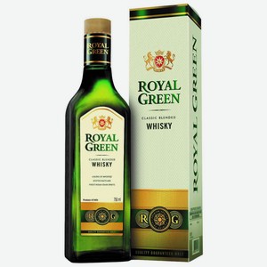 Виски Royal Green Классический в подарочной упаковке 42,8 % алк., Индия, 0,75 л