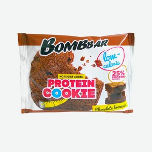 Печенье Bombbar протеиновое неглазированное Шоколадный брауни, 40г Россия