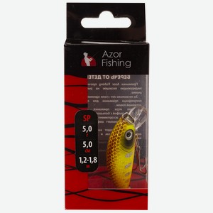 AZOR FISHING Воблер  Лайт Минноу , SP, 5,0гр, 50мм, 1,2-1,8 м, 5 цветов