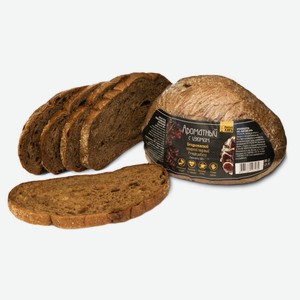 Хлеб ржано-пшеничный «Рижский хлеб» Ароматный бездрожжевой с изюмом, 300 г