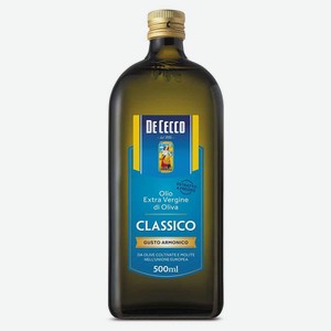 Масло оливковое De Cecco Extra Vergine нерафинированное, 500 мл