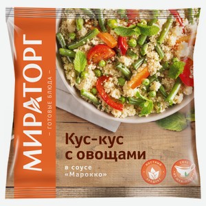 Смесь овощная «Мираторг» Vитамин кус-кус с овощами в соусе замороженная, 400 г
