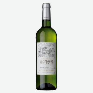 Вино Chateau Flamand Bellevue Blanc белое сухое Франция, 0,75 л