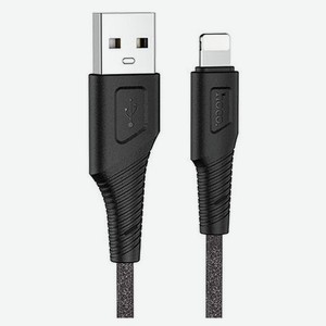 USB кабель Hoco X58 Lightning 8-pin черный, 1 м
