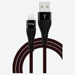 Кабель TFN Lightning 8-pin - USB 2,4 А черный, 1 м