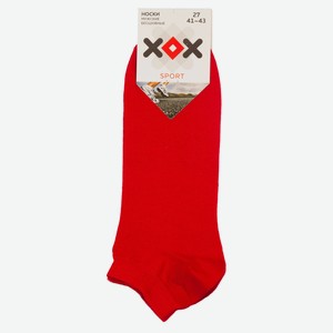 Носки мужские ХОХ SPM180 красные, размер 27