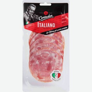 Колбаса сыровяленая Cortador Italiano, нарезка, 80 г