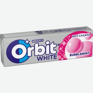 Жевательная резинка Orbit White Bubblemint, 13,6 г