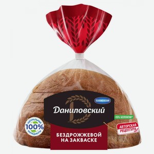 Хлеб ржано-пшеничный Коломенский Даниловский, нарезка, 350 г