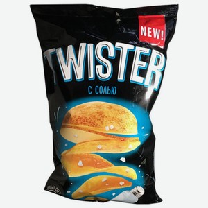 Чипсы картофельные Twister с солью, 70 г