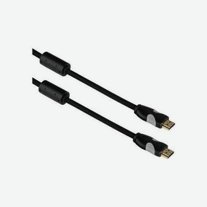 Кабель аудио-видео Thomson High Speed, HDMI (m) - HDMI (m) , 3м, GOLD, ф/фильтр, черный [00132107]
