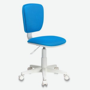 Кресло детское Бюрократ CH-W204NX, на колесиках, ткань, голубой [ch-w204nx/blue]