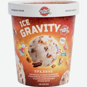 Мороженое пломбир Чистая Линия Ice Gravity Пралине 12%