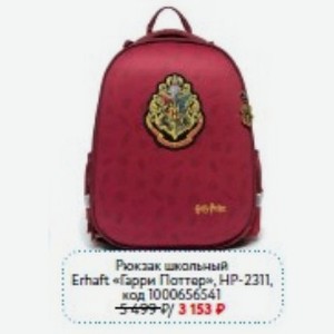 Рюкзак школьный Erhaft «Гарри Поттер», HP-2311