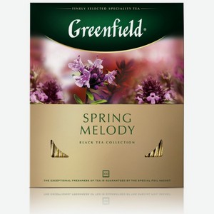 Чай Greenfield Spring Melody (1.5г x 100шт), 150г Россия