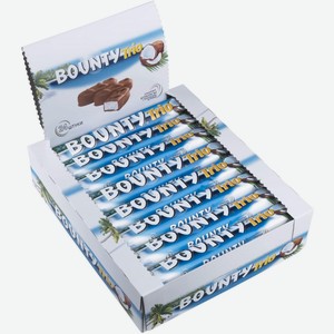 Батончик Bounty Трио шоколадный, 83г x 24 шт Россия