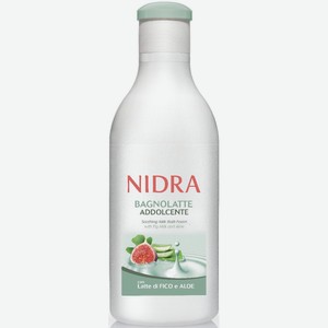 Пена-молочко для ванны Nidra смягчающая, 750мл Италия