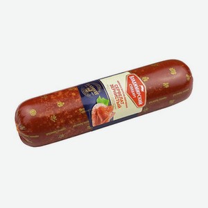 Колбаса варено-копченая «Владимирский стандарт» Сервелат зернистый, 1 упаковка ~ 0,3 кг