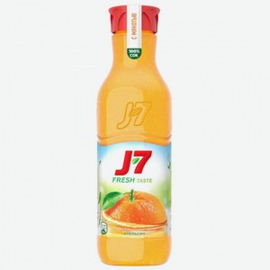 Сок апельсиновый J7 Fresh taste с мякотью, без сахара, 850 мл