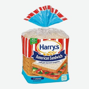 Хлеб American Sandwich Harry s, Пшеничный, 470 г