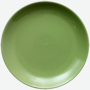 ТАРЕЛКА десертная, керамическая, зеленая, 19,5см