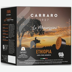 Кофе в капсулах Carraro DG ETHIOPIA 16шт