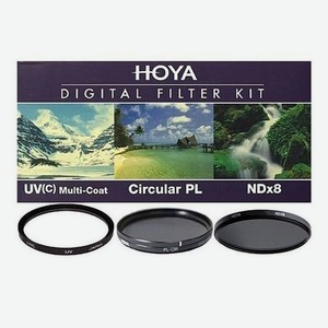 Набор светофильтров HOYA Digital Filter Kit HMC MULTI UV, Circular-PL, NDX8 - 40.5mm